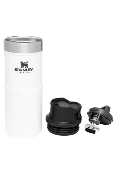 Stanley Klasik Trigger-Action Termos Bardak 0.35 LT Beyaz YENI MODEL