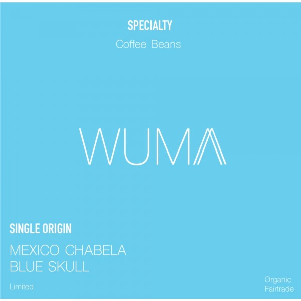 Meksika Chabela Blue Skull Organik